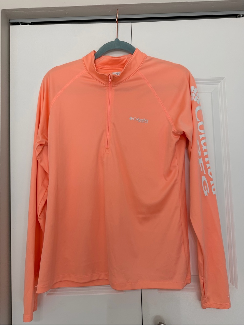 Columbia PFG Coral Long-Sleeve quarter zip Shirt